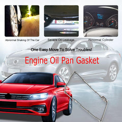 Middrivr oil pan gasket set detailed view highlights durable material and precise fit.