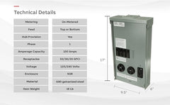 Galenized steel enclosure in Midwest RV panel resists corrosion