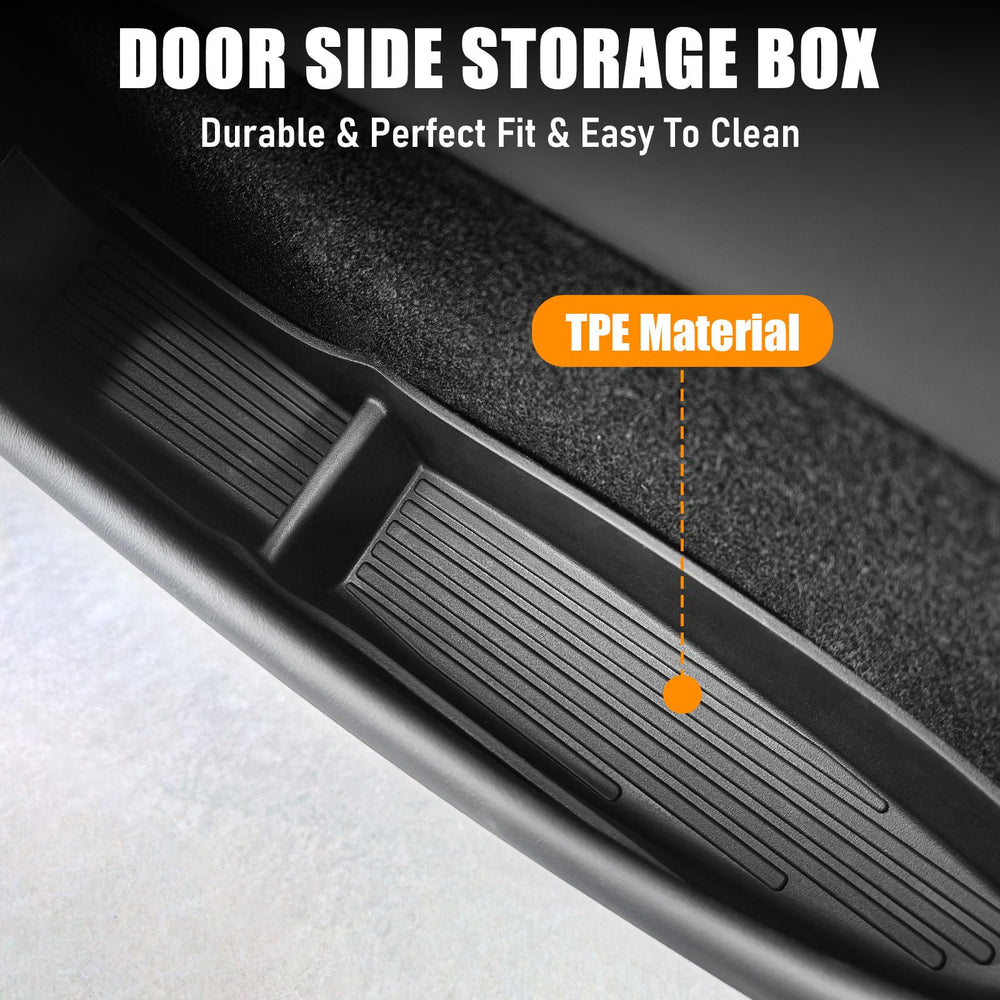 MIEF ROD TPE door-pocket liner for Tesla Model Y keeps items secure