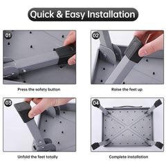 Mifami easy-carry folding design makes transport simple for travel.