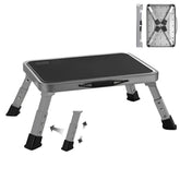 Mifami RV Step Stool Foldable – non-slip platform for secure travel access.