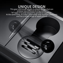 MIFMIA cup holder shifter side profile view with compact footprint
