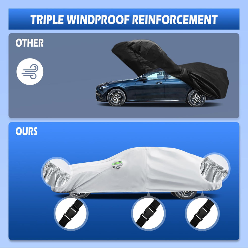 Migaven mirror-pocket design – front-left view, mirrors stay protected.
