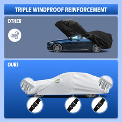 Migaven mirror-pocket design – front-left view, mirrors stay protected.