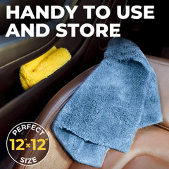 Mighty Cleaner compact towel set stays in your glove box for quick touch-ups.