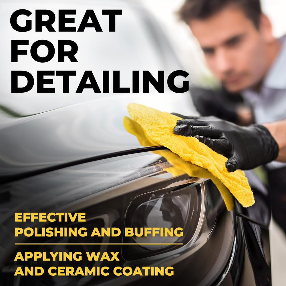 Mighty Cleaner compact towel stored in glovebox for quick touch-ups.