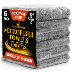 Mighty Cleaner edgeless towels 12x12 ideal for drying without streaks