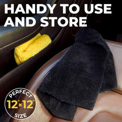Mighty Cleaner six-pack microfiber car cleaning towels for multiple spaces