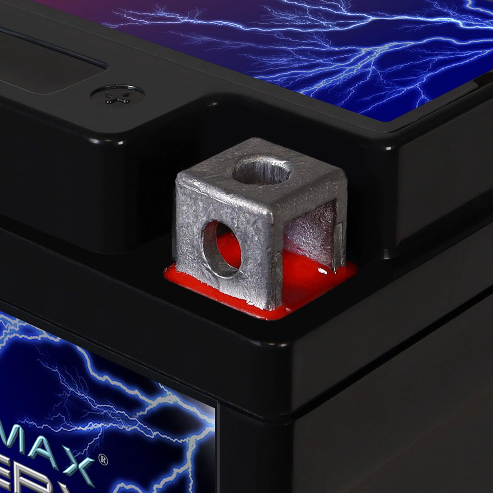 Mighty Max Battery YTX7L-BS packaged with screws for quick install