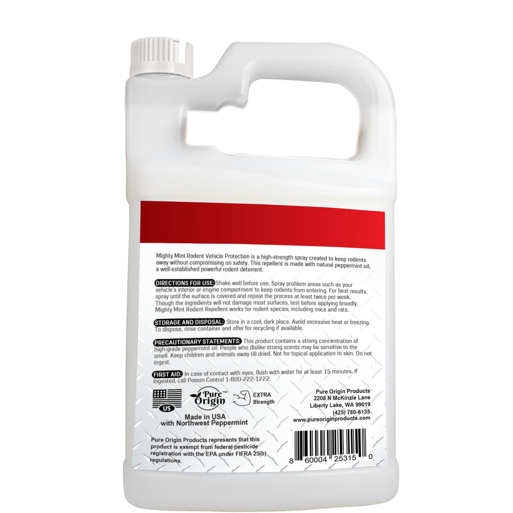 Mighty Mint gallon protecting interior surfaces in a car, truck, RV, or boat.