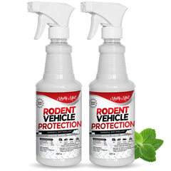 Mighty Mint peppermint spray in engine bay deters rodents.