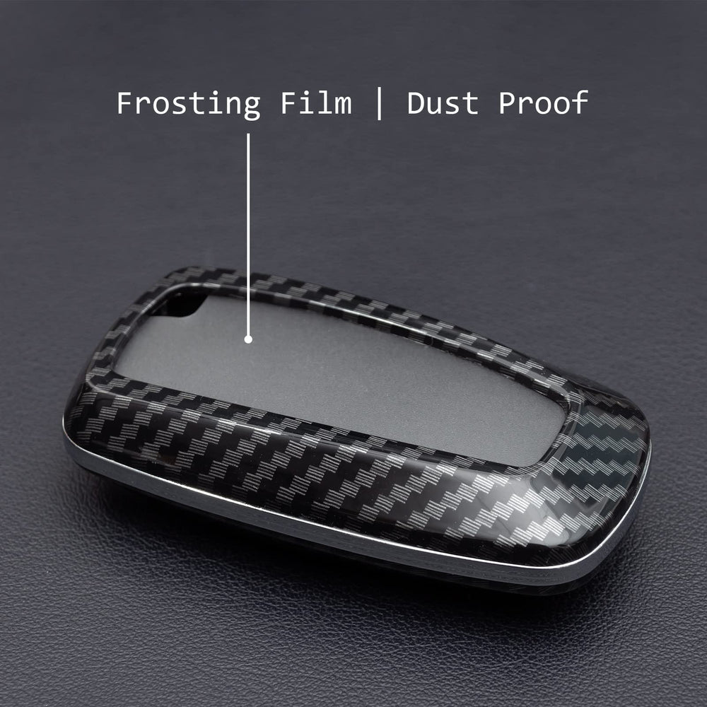 MIHUMIMO carbon fiber key fob cover for Bronco Sport shields against wear