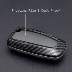 MIHUMIMO carbon fiber key fob cover for Bronco Sport shields against wear