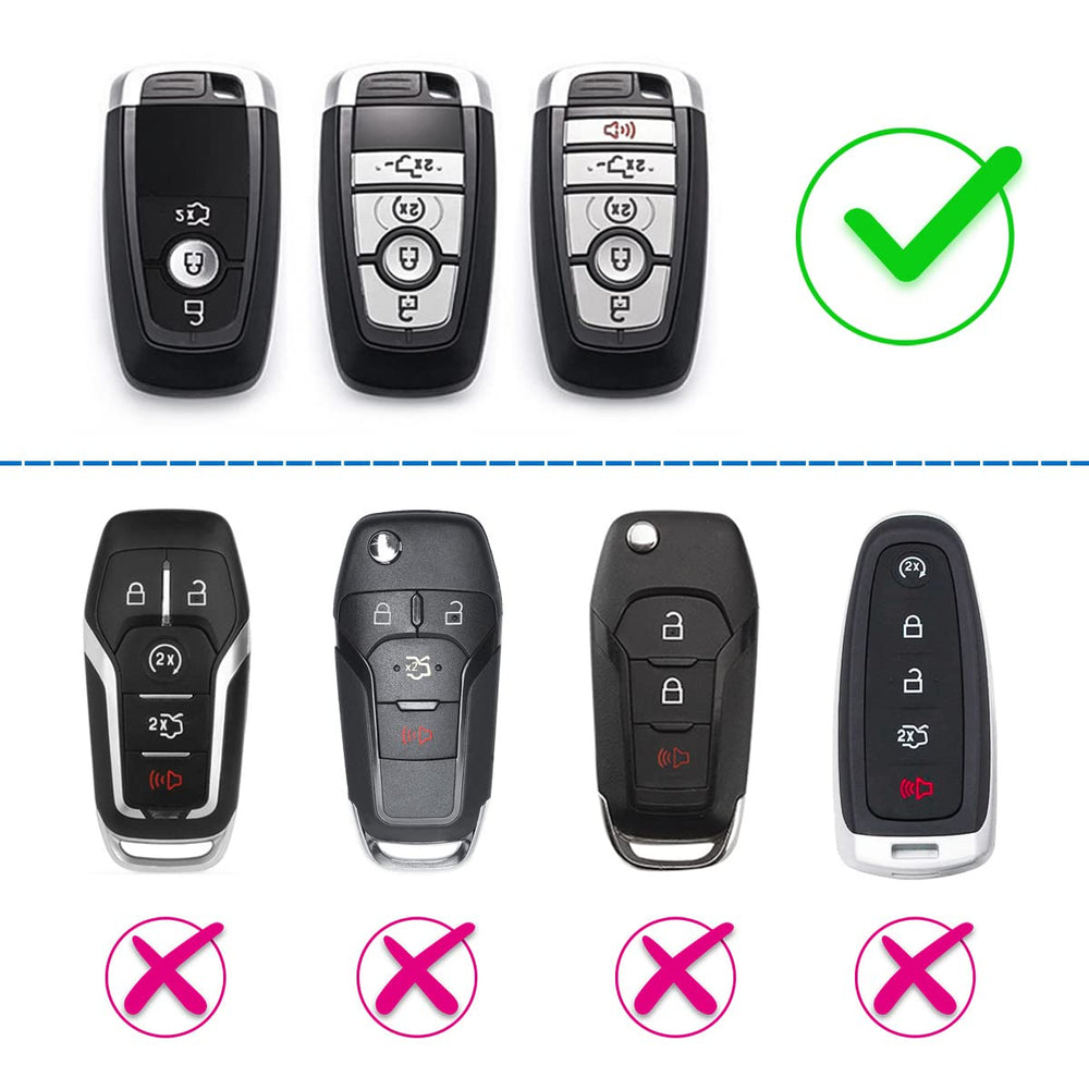 MIHUMIMO carbon fiber key fob cover for Raptor, adds durable protection and style