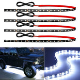 Miisiya 12V LED strip extendable with end-to-end connectors for flexible lighting