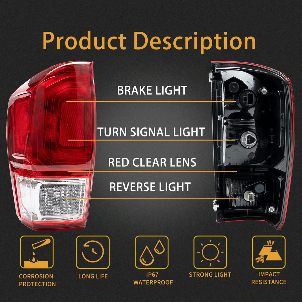 MiKaFex brake lamp with bulb 8156004170 for brighter stop signals and clearer traffic communication.