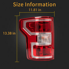 MiKaFex durable ABS plastic tail light built to resist wear and humidity