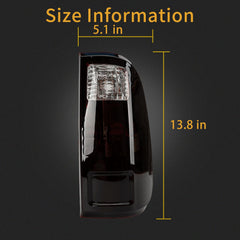 MiKaFex Ford Super Duty tail-lamp in smoke red for durability.