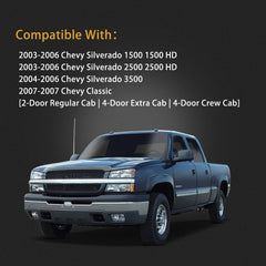 MiKaFex OEM-style replacement tail light for Silverado 2003-2006 models.