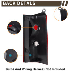 MiKaFex ABS plastic tail light body resists wear and corrosion for longevity