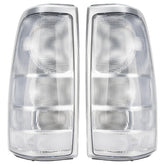 MiKaFex tail light assembly for Chevy Silverado driver side enhances visibility and fit.