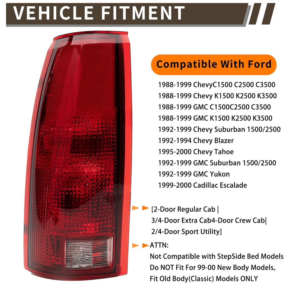 MiKaFex tail light with clear red lens enhances visibility on roads