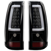 MiKaFex tail light assembly, driver side, smoke black LED for clear visibility and reliable braking.