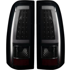 MiKaFex tail light for Chevy Silverado 2003-2006 driver side with LED smoke lens