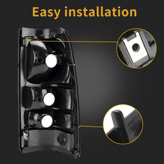 MiKaFex tail-light housing featuring black edge design for modern truck aesthetics.