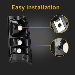MiKaFex tail light housing direct replacement with GM compatibility for easy install.