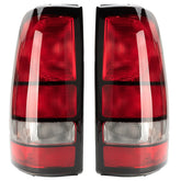 MiKaFex tail light housing rear-left with black edge for enhanced nighttime visibility.
