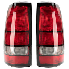 MiKaFex tail light housing rear-left with black edge for enhanced nighttime visibility.