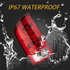 MiKaFex taillight with clear red lens offers bold rear visibility