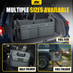 MIKKUPPA oxford fabric trunk organizer offers durable, long-term use.