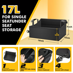 MIKKUPPA three-compartment design helps organize tools and cords neatly