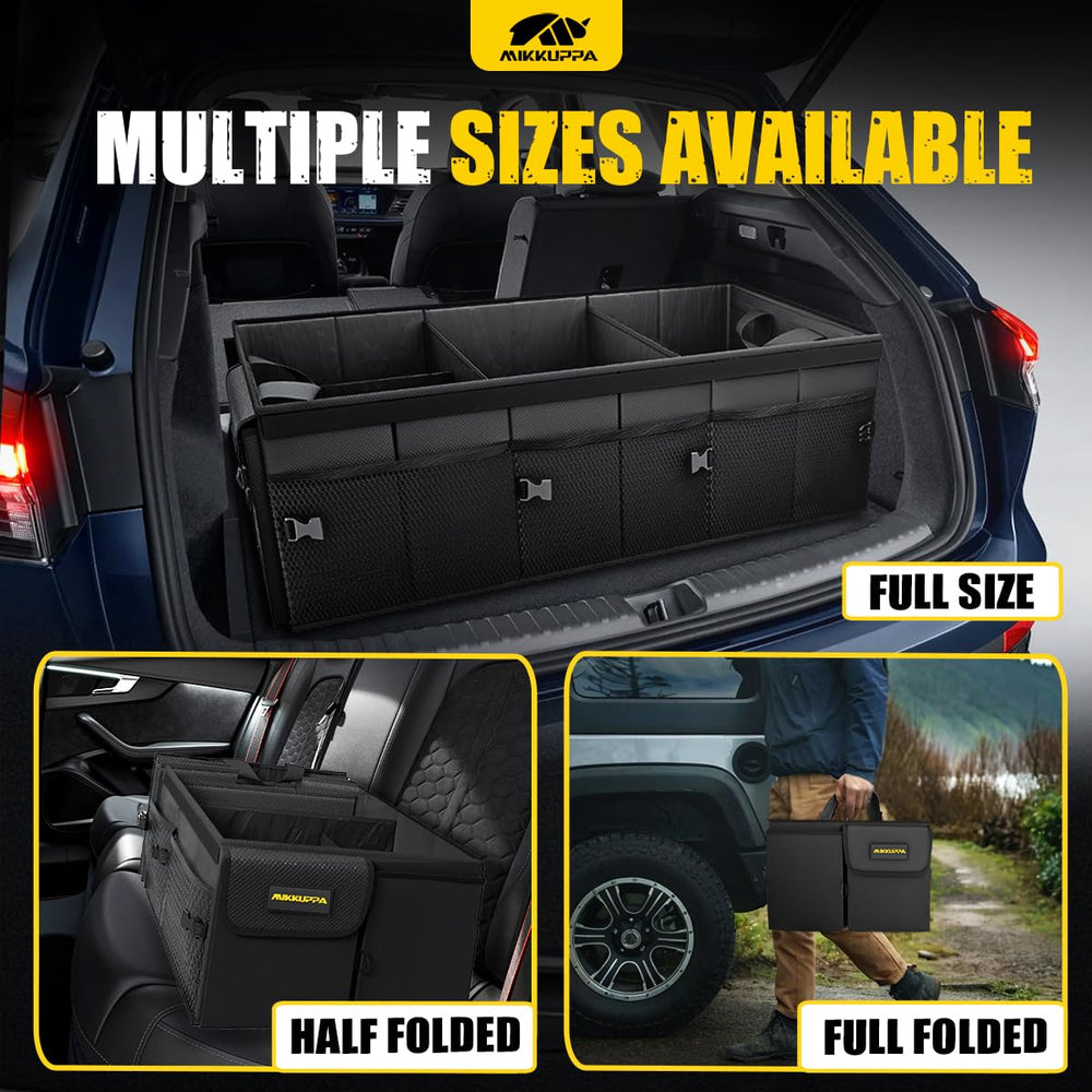 MIKKUPPA organizer adjustable straps prevent shifting for stable cargo.