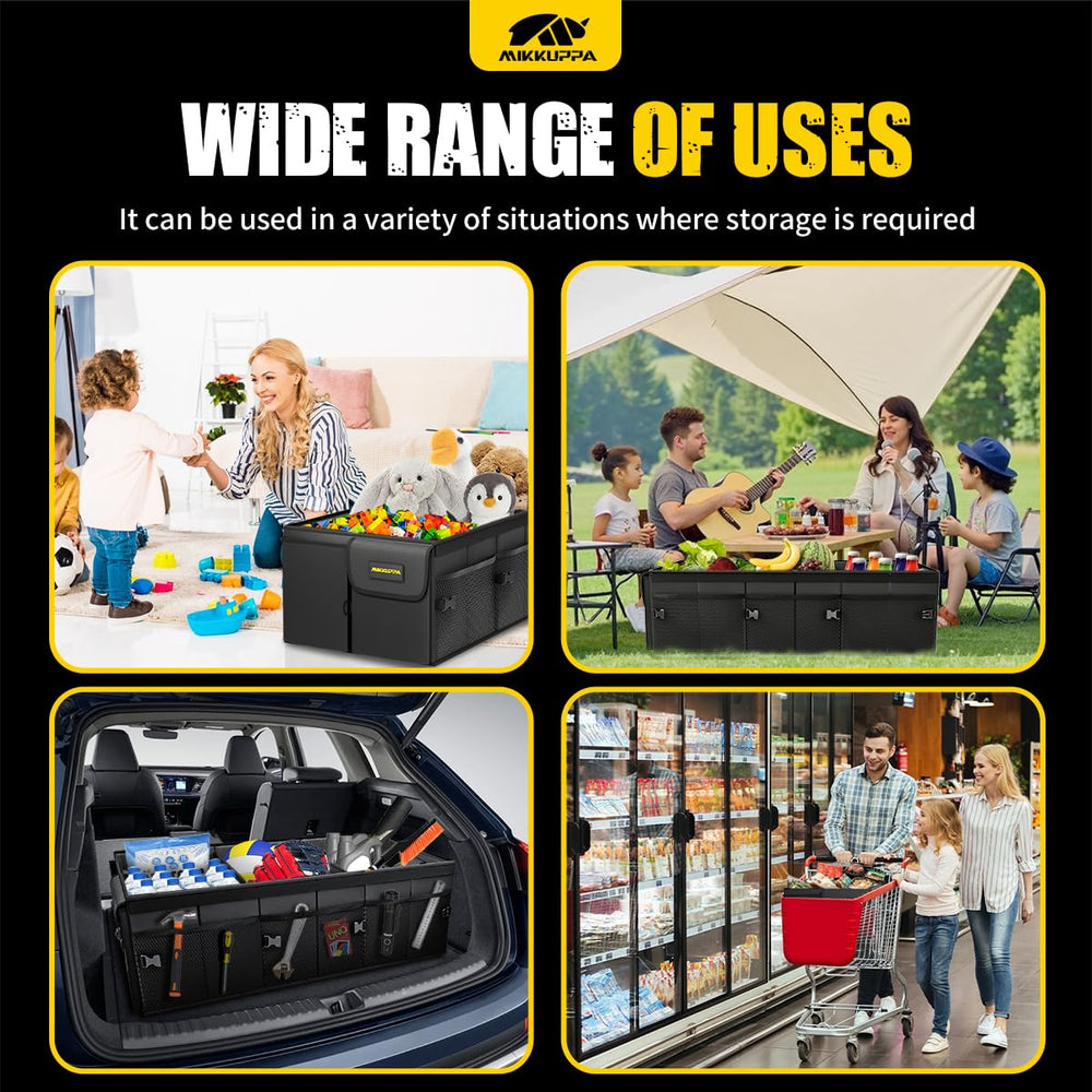 MIKKUPPA durable oxford fabric resists wear for long-lasting car storage.