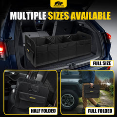 SUV-friendly design of MIKKUPPA trunk organizer fits wide trunks