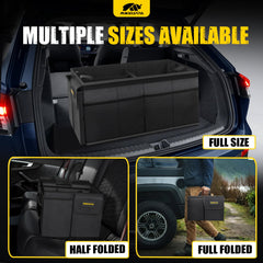 MIKKUPPA organizer unfolds to fit larger cargo securely.