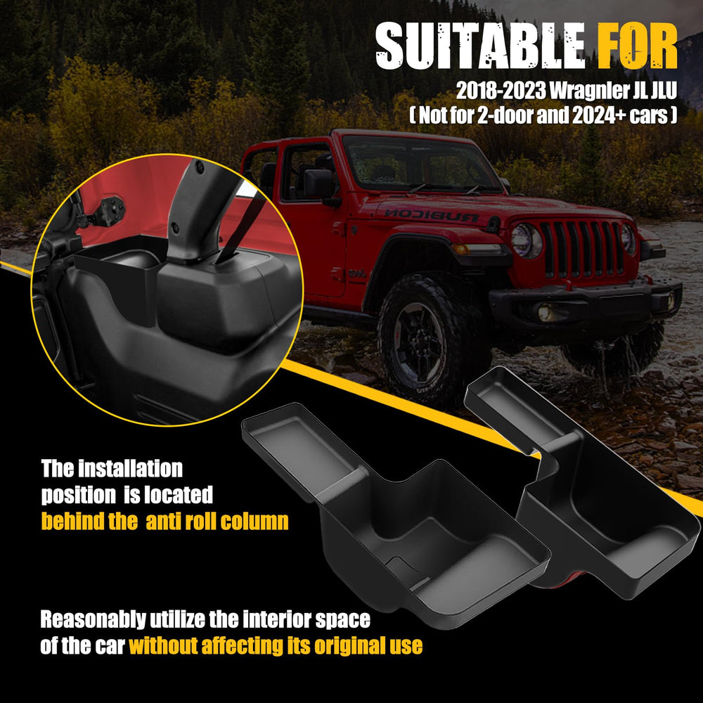 MIKKUPPA wheel well bin in trunk setup for quick gear access