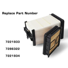 MIKODA inner-outer air filter kit for Bobcat S450 shields equipment on site