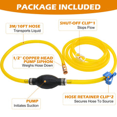 MILADO shut-off valve enables precise stopping of flow.