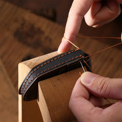 MILD EAST 360-degree protection leather fob cover guards front and back.