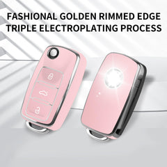 MILD EAST pink VW fob cover compatible with Beetle, GTI, Jetta, Passat, Tiguan