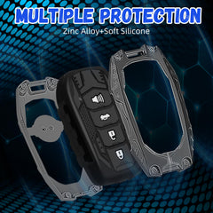 MILD EAST Toyota Tundra fob cover in gunmetal adds rugged protection and easy grip.