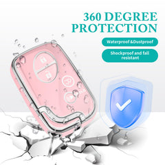 MILD EAST Lexus key fob cover with easy-install design and included keychain.