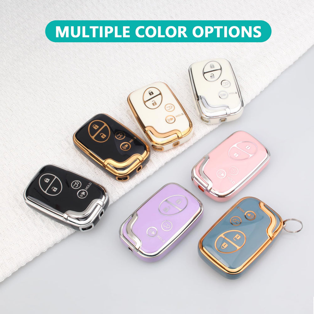 MILD EAST Lexus fob cover includes keychain for secure carry and quick access.