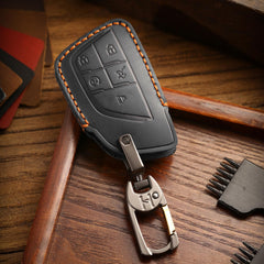 MILD EAST waterproof leather fob cover resists splashes and daily wear.
