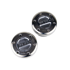 Mile Marker 449SS locking hub dial close-up showing durable engagement