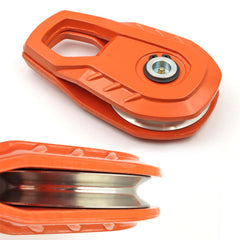 MILINI Snatch Block sturdy steel with anti-corrosion coating.